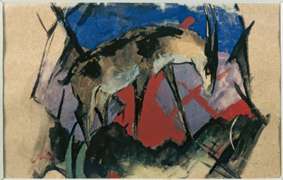 Antilope af Franz Marc