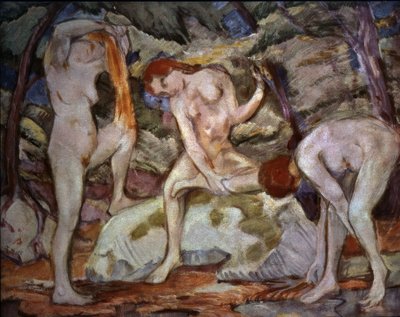 BADERE - 1910 - O / L - 106 × 141 af Franz Marc