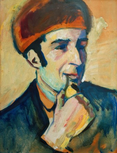 Portræt af Franz Marc af Franz Marc