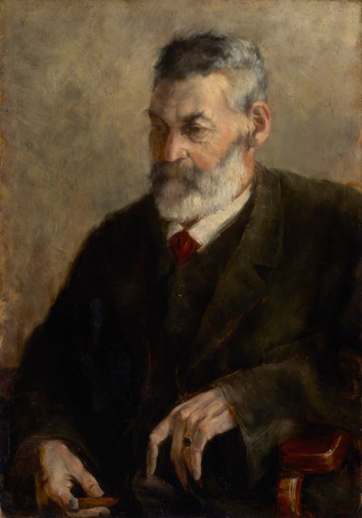 Portræt af kunstnerens far af Franz Marc
