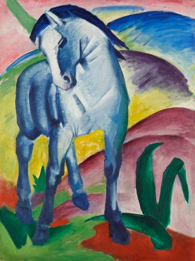 Blå hest I af Franz Marc