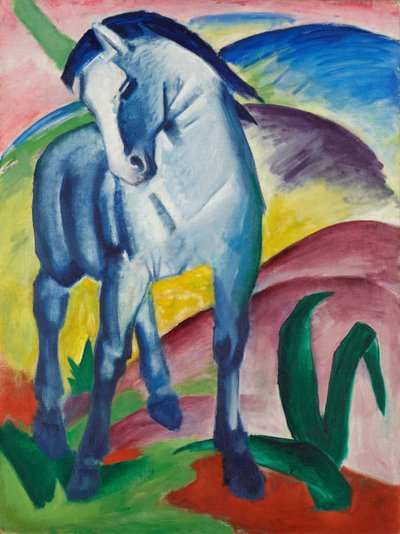 Blå hest I af Franz Marc