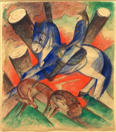Sankt Julian af Franz Marc