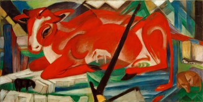 Verdens ko af Franz Marc