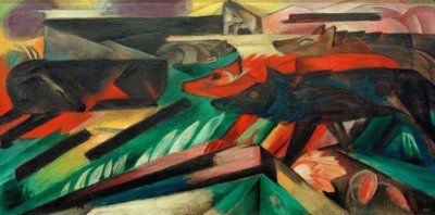 Ulvene (Balkankrigen) af Franz Marc