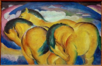 De små gule heste af Franz Marc