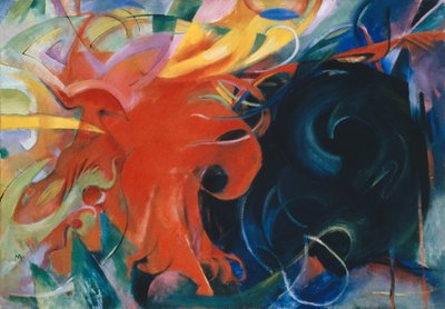 Kampformer af Franz Marc