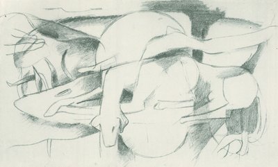 Franz Marc - Skitsebog fra marken - Blad 04 af Franz Marc