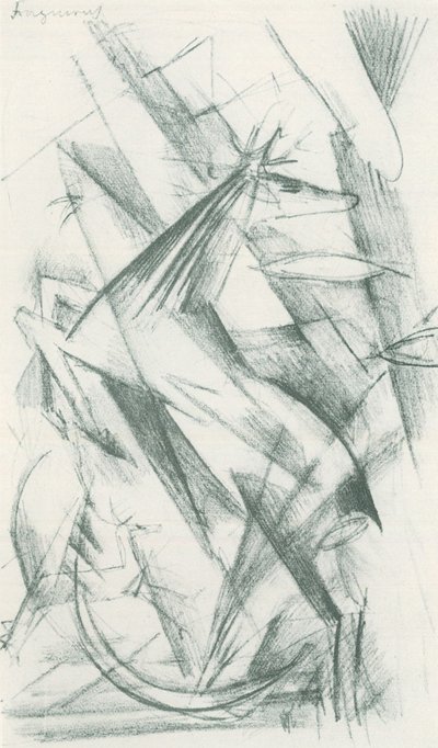 Franz Marc - Skitsebog fra marken - Blad 22 af Franz Marc
