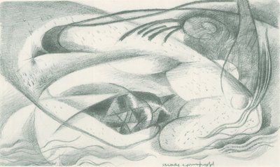 Franz Marc - Skitsebog fra marken - Blad 23 af Franz Marc