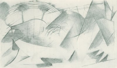 Franz Marc - Skitsebog fra marken - Blad 33 af Franz Marc