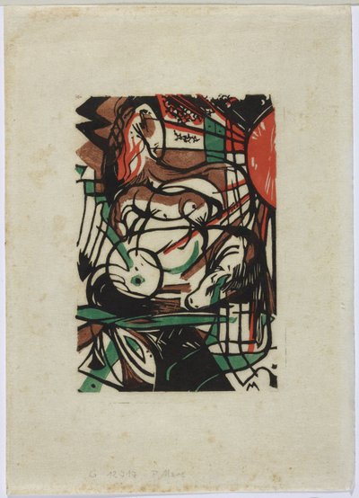 fødsel af heste af Franz Marc