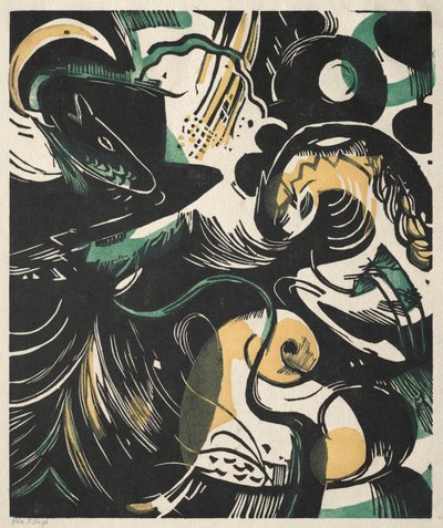 Første Mosebog II af Franz Marc