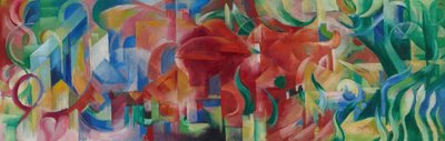 Legesyge former af Franz Marc