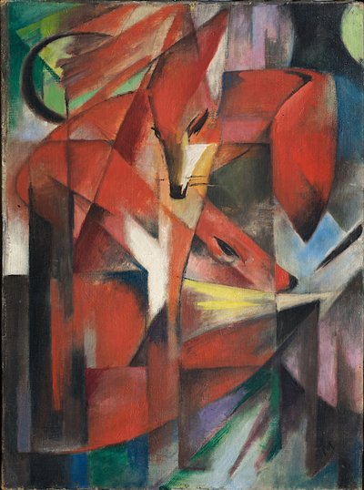 Rævene af Franz Marc