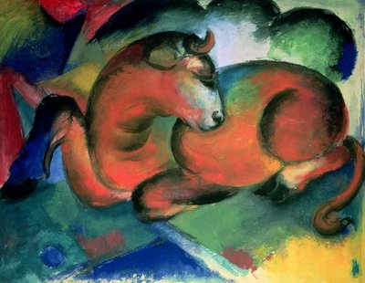 Red Bull af Franz Marc