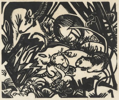 Tier Legend (Animal Legend) af Franz Marc