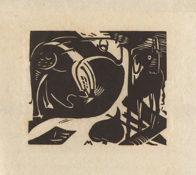 To mytiske dyr af Franz Marc