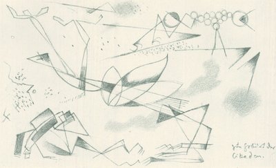 Cikadernes fødsel af Franz Marc