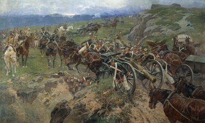 Den levende bro, 1892 af Franz Roubaud