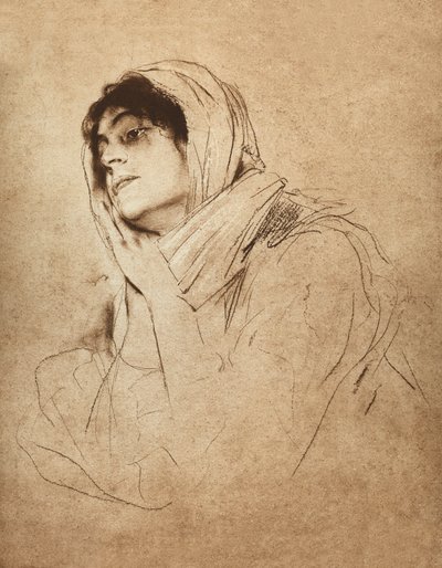 Eleonora Duse af Franz Seraph von Lenbach