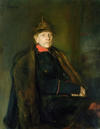 Generalfeltmarskal Helmuth Graf von Moltke (1800-91), 1890 af Franz Seraph von Lenbach