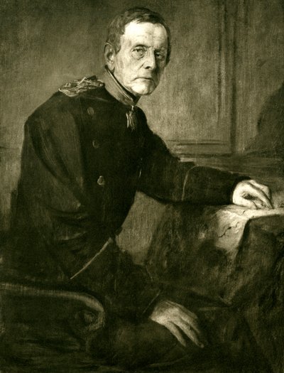 Helmuth von Moltke den Ældre af Franz Seraph von Lenbach