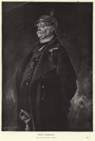 Otto von BIsmarck af Franz Seraph von Lenbach