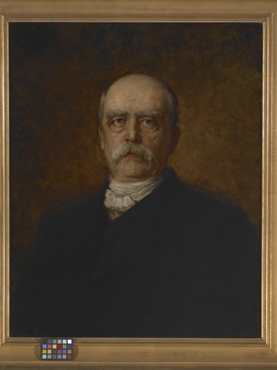 Portræt af Otto Eduard Leopold Von Bismarck (olie på lærred) af Franz Seraph von Lenbach