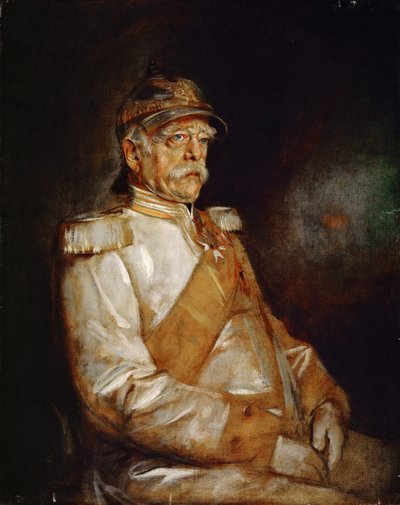 Portræt af Otto von Bismarck (1815-1898), af Lenbach, Franz, von (1836-1904). Olie på lærred af Franz Seraph von Lenbach