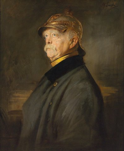 Portræt af Otto von Bismarck af Franz Seraph von Lenbach