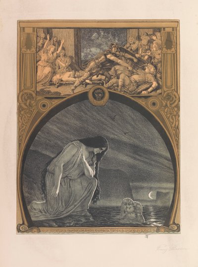 Nibelungens Ring, 1914. af Franz Stassen