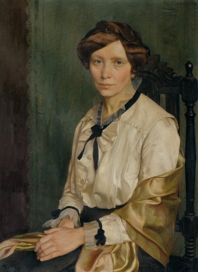 Kunstnerens kone af Franz Tomaschu