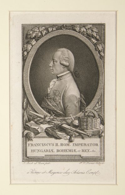 Frans II. Rom. Kejser af Bøhmen og konge af Ungarn af Franz Valentin Durmer