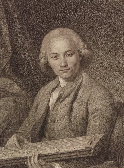 Portræt af organisten og komponisten Georg Joseph Vogler 1749-1814, ca. 1795. af Franz Valentin Durmer