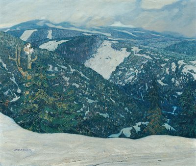 Landskab i Jizera-bjergene af Franz Wilhelm Jäger