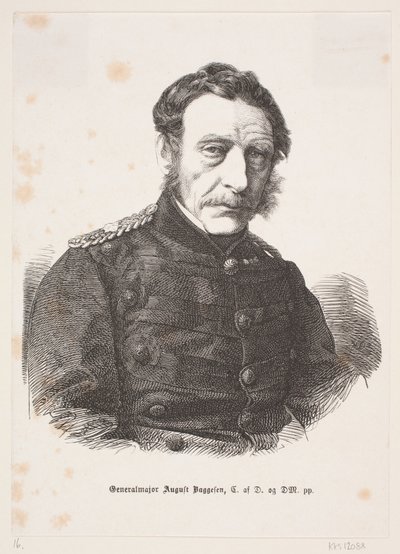 Generalmajor August Baggesen af Franz Wilhelm Obermann