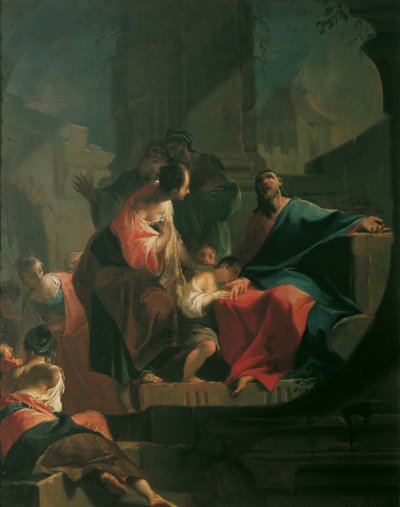 Kristus velsigner børnene af Franz Xaver Karl Palko