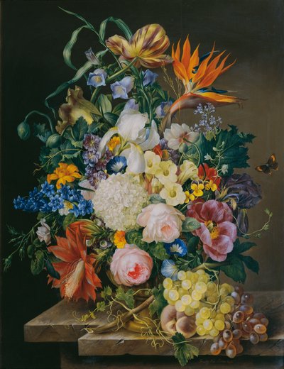 blomst stykke af Franz Xaver Petter