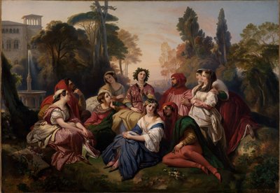 Decamerone af Franz Xaver Winterhalter