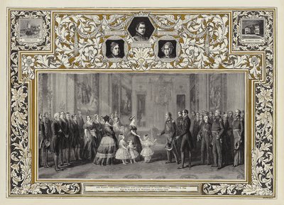 Hendes Majestæt Dronningen modtog kong Louis Philippe i Windsor Castle, 8. oktober 1844 af Franz Xaver Winterhalter