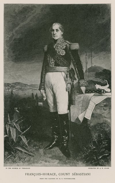 Horace Francois Bastien Sebastiani de La Porta af Franz Xaver Winterhalter