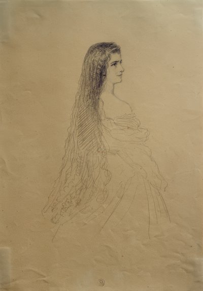 Kejserinde Elisabeth af Østrig af Franz Xaver Winterhalter