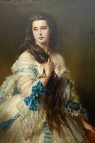 Nadezhda Nikolayevna Rimskaya-Korsakova født Purgold, ca. 1870 af Franz Xaver Winterhalter