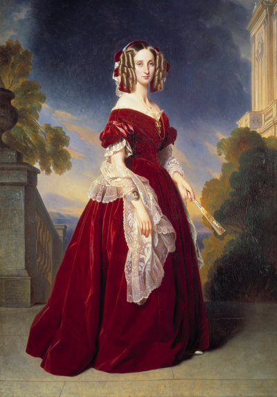 Portræt en pied de Louise Marie Therese Charlotte Isabelle D