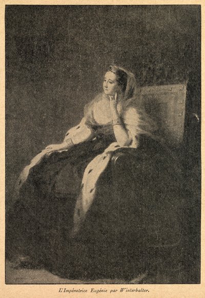 Portræt af Imperatrice Eugenie af Franz Xaver Winterhalter