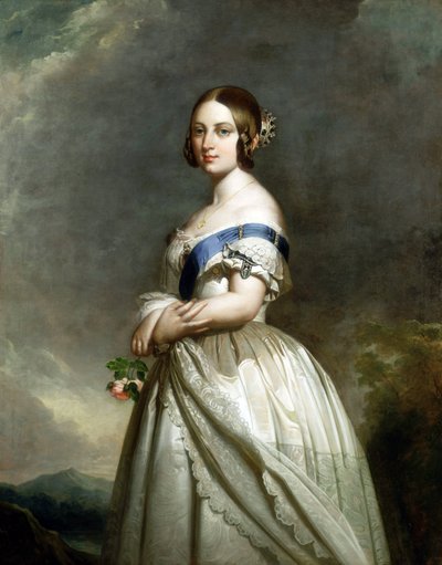 Portræt af dronning Victoria af Franz Xaver Winterhalter