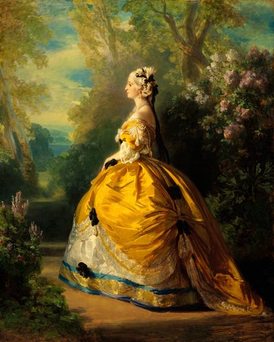 Kejserinde Eugénie Eugénie de Montijo, 1826-1920, grevinde af Teba, 1854. af Franz Xaver Winterhalter