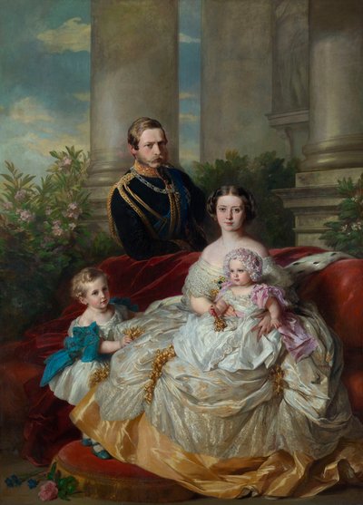 Familien til kronprins og kronprinsesse Frederik William af Preussen af Franz Xaver Winterhalter