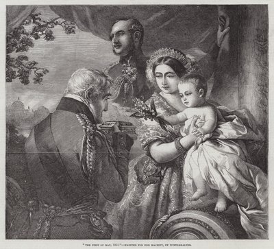 Den første maj, 1851, malet for Hendes Majestæt af Franz Xaver Winterhalter